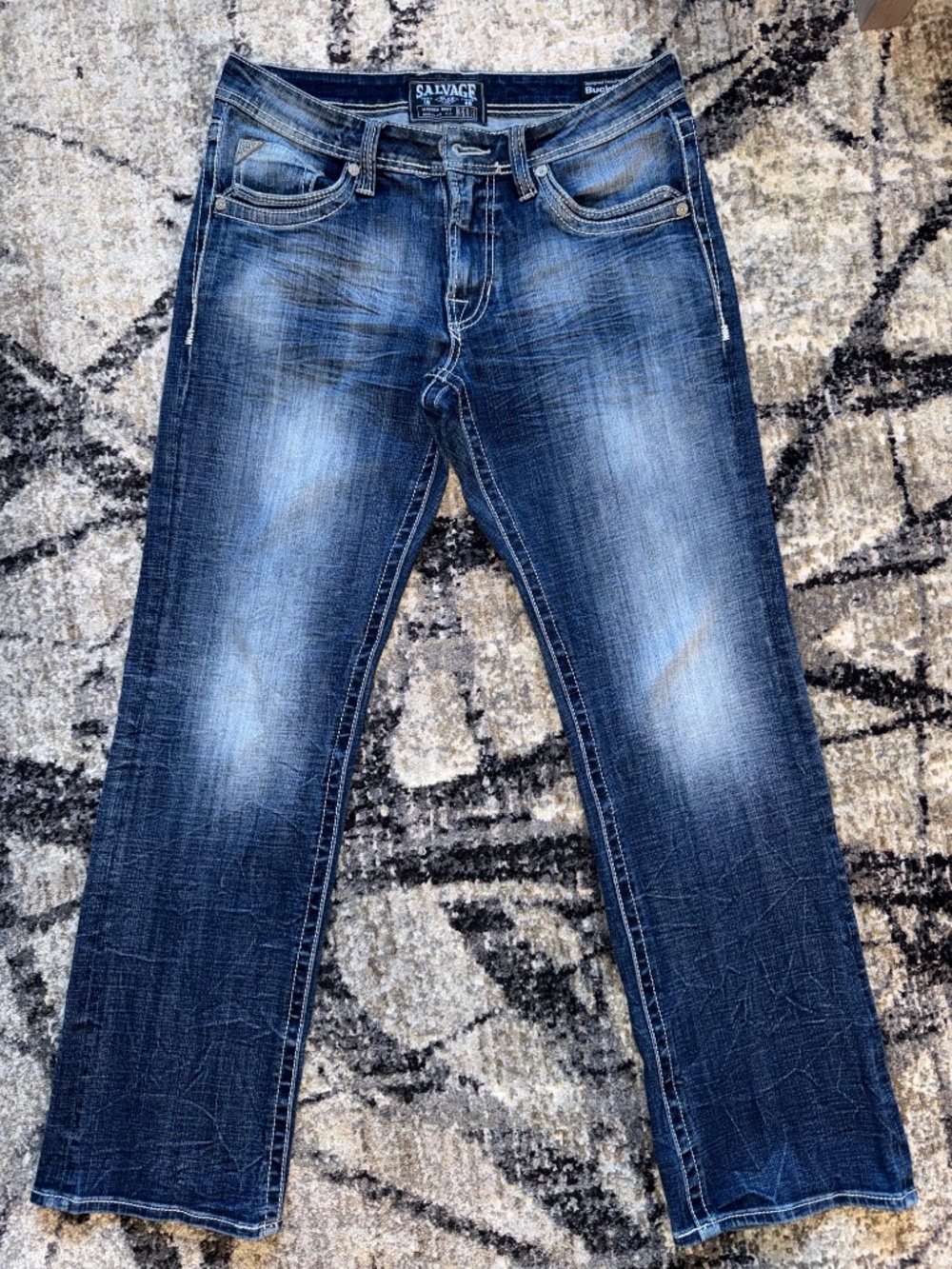 SALVAGE Jeans, MEYHAM Bootcut Leg Regular Fit, 31x32